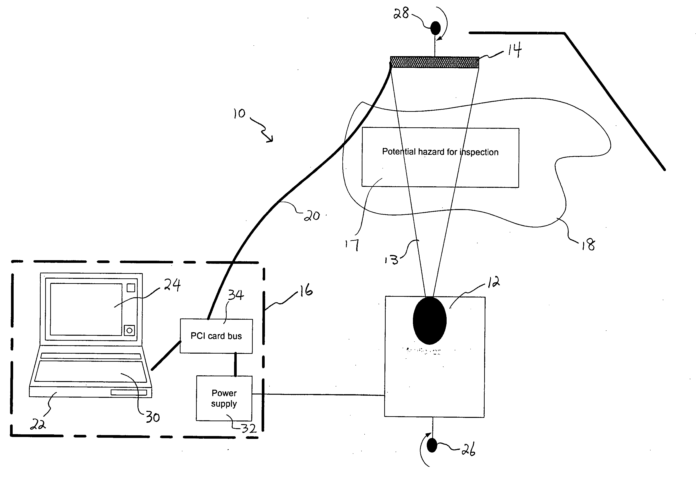 Self-alignment of radiographic imaging system