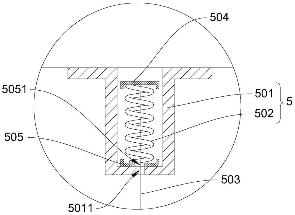 Damping protection base of numerical control equipment