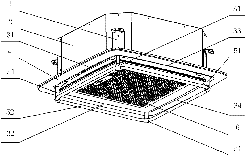Ceiling embedded air conditioner