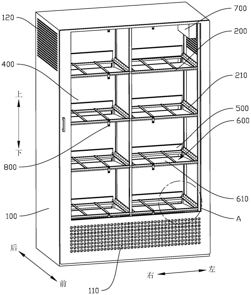 Electronic equipment installation cabinet