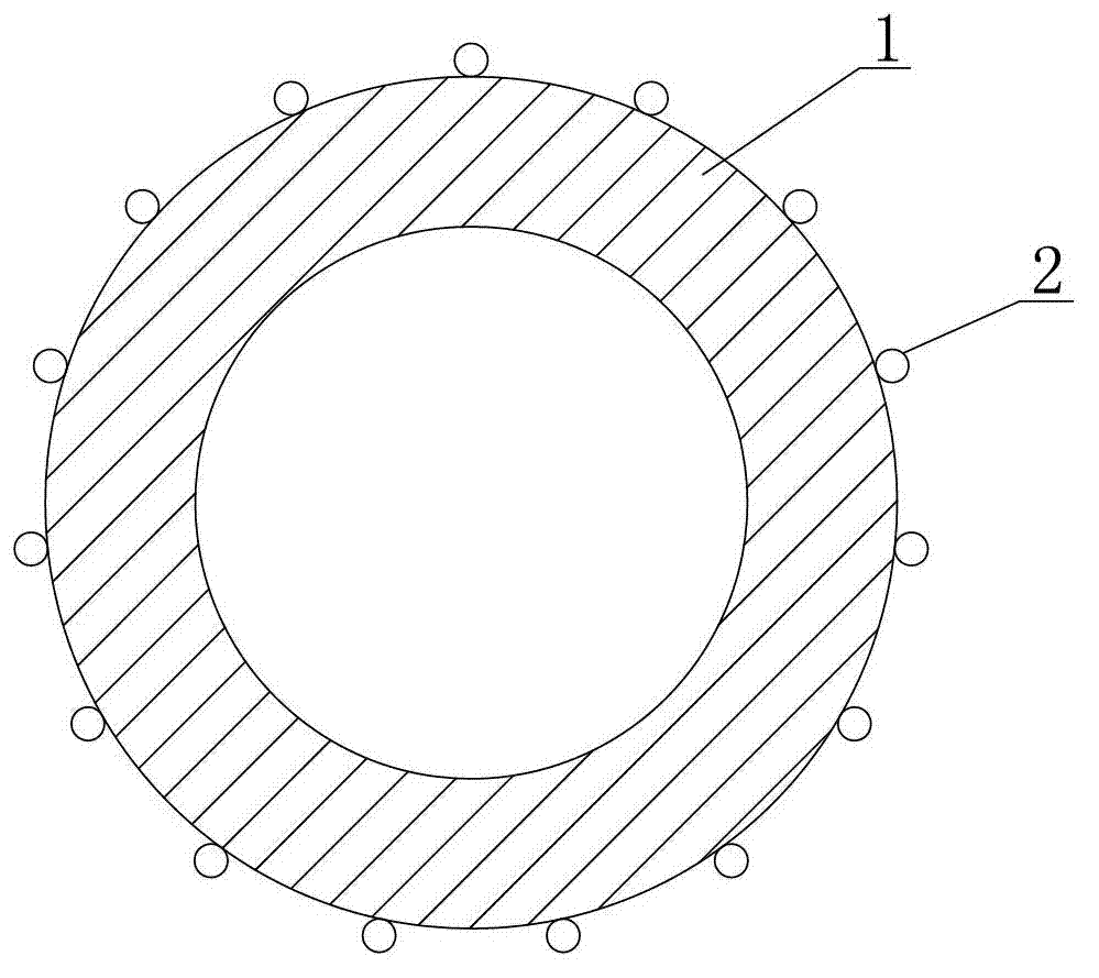 Antibacterial hollow microsphere and preparation method and application thereof