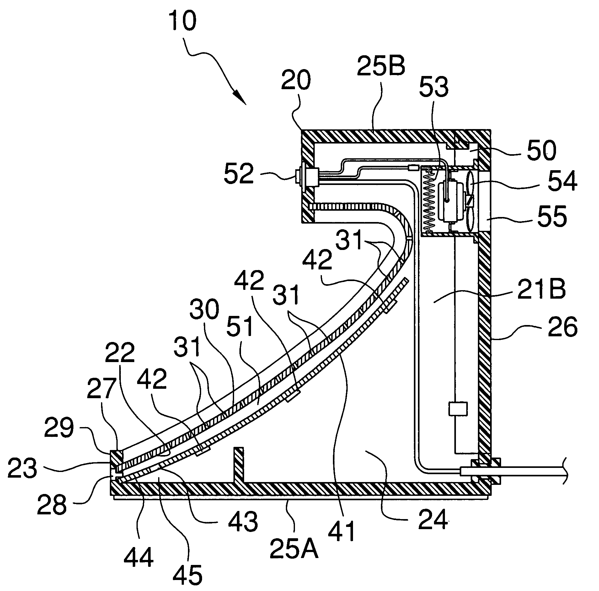 Foot drying device