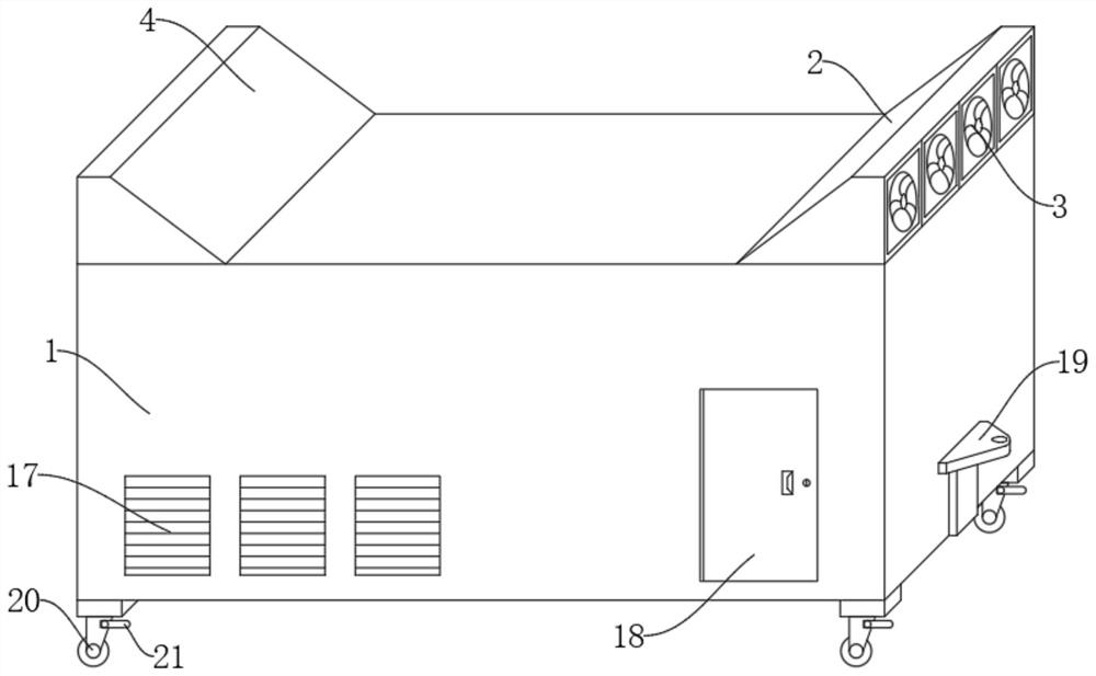 Container type energy storage device