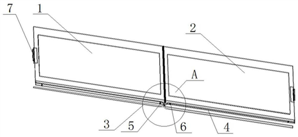 An openable device for pickup rear window glass