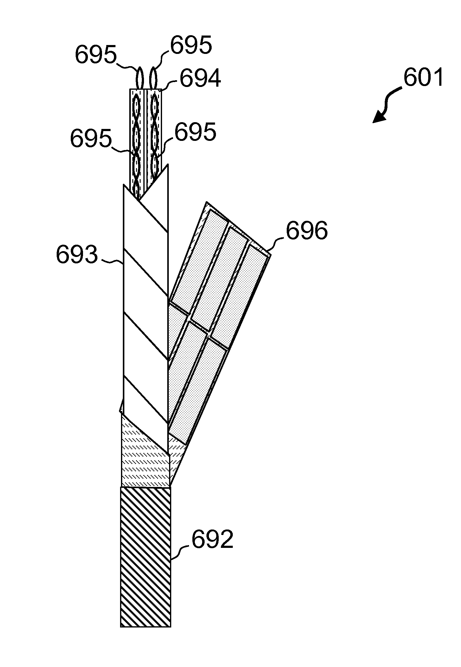 Method and Apparatus For Manufacturing Mosaic Tape For Use In Communication Cable