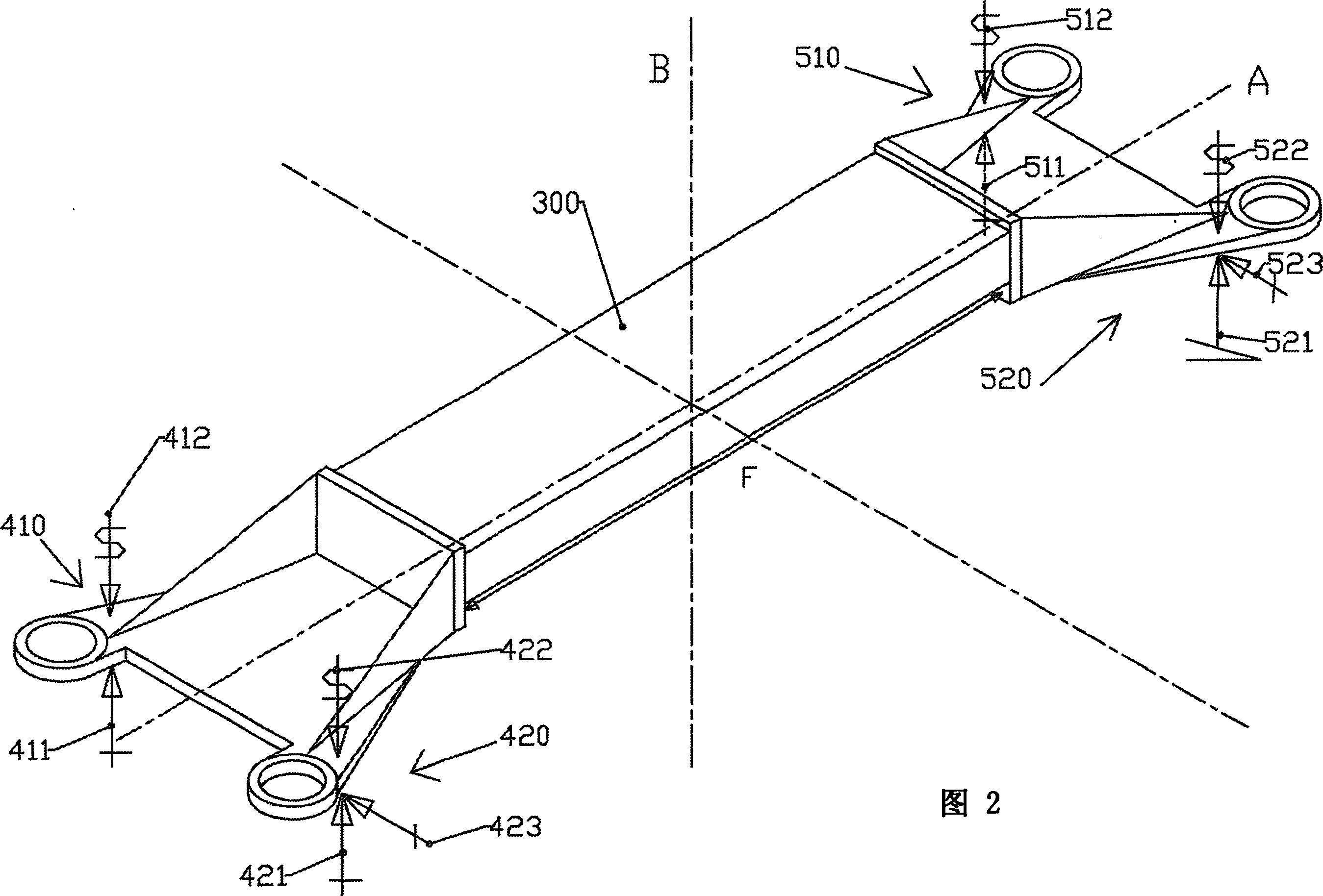 Device and method for machining long workpieces fixed between two rotating bearings