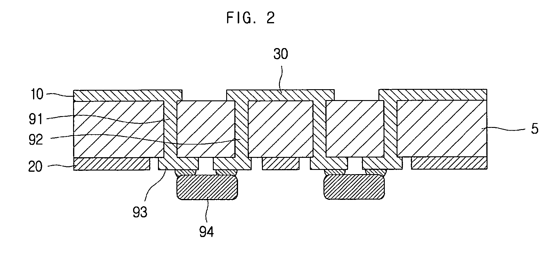 Printed circuit board having electromagnetic bandgap structure