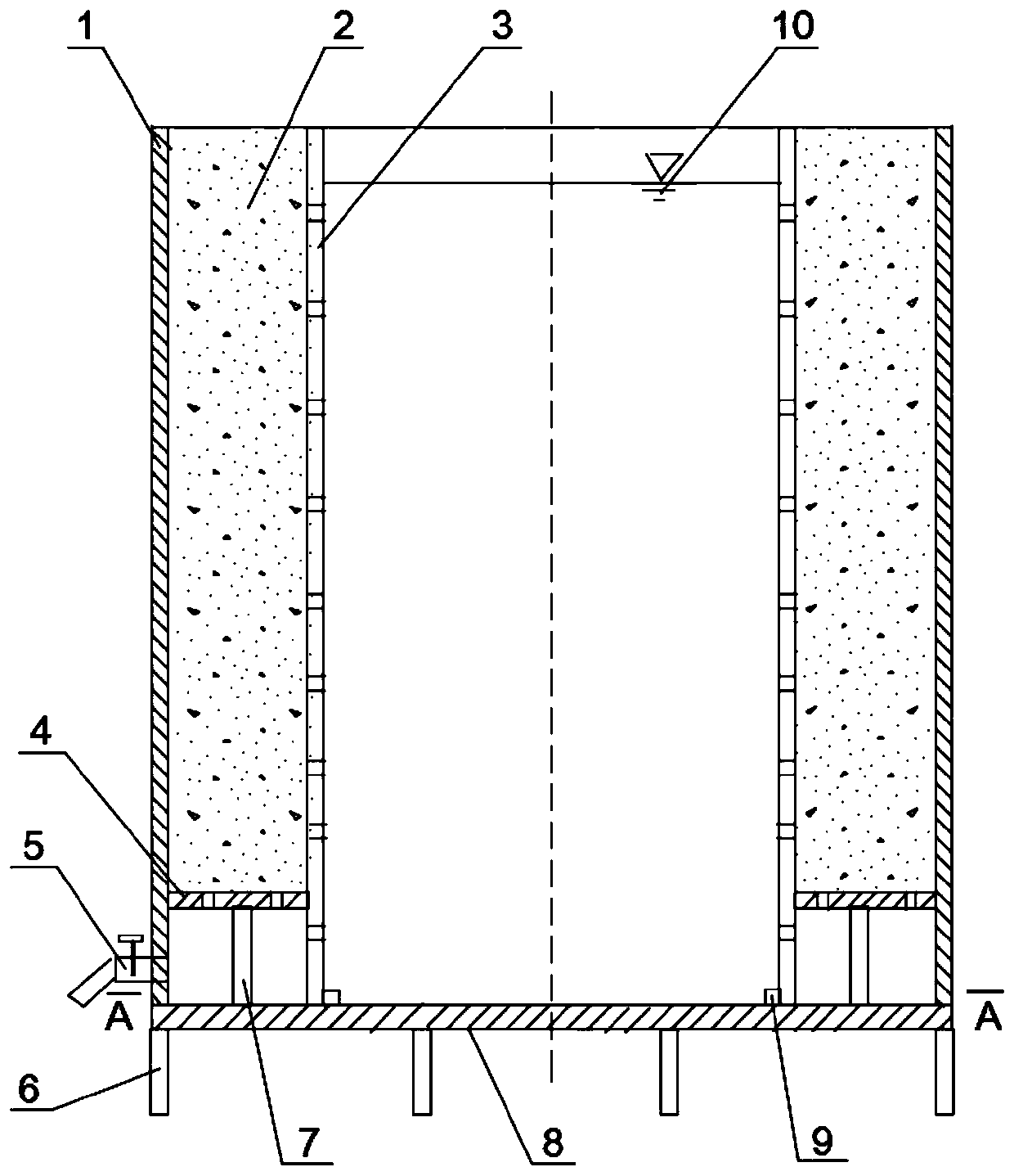 Tester for anti-collapse performance of loose formation drilling mud protection wall and using method thereof