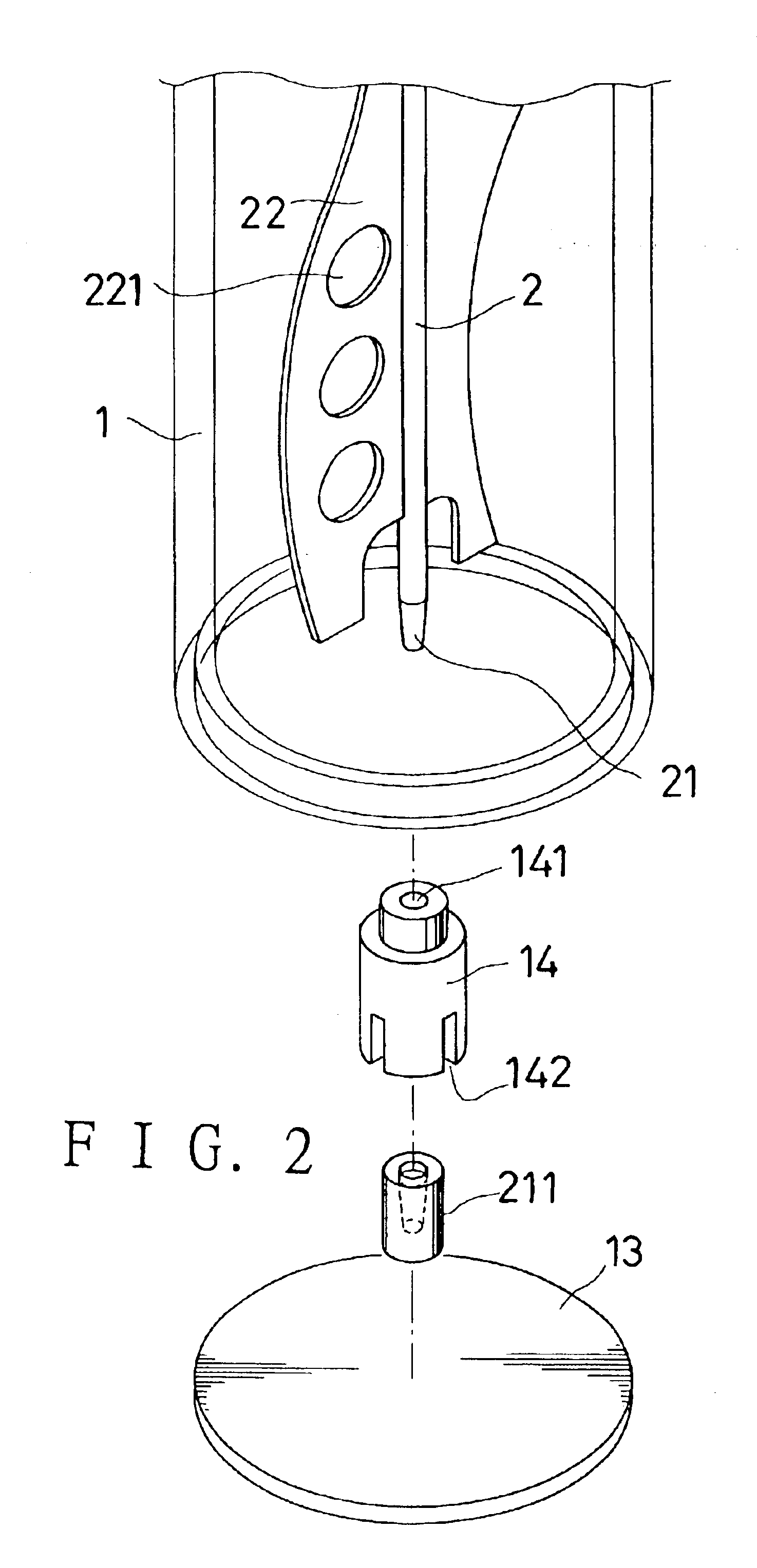 Container of liquid seasoning with a stirring mechanism