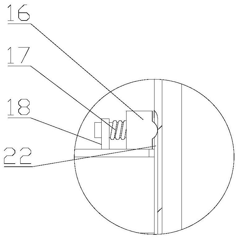 Forest fire fighting aerial bomb throwing device based on ball rod combination mechanism