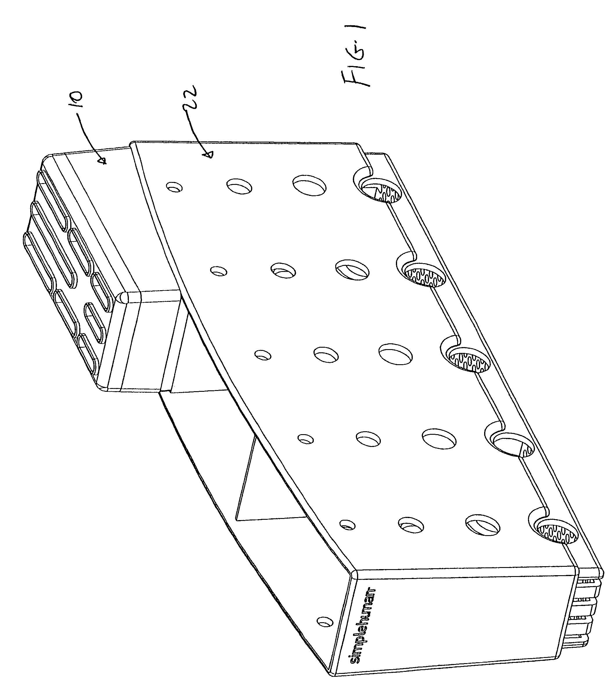 Retainer block for use with dish rack