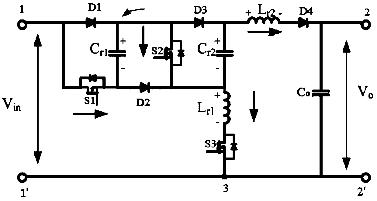 Boost-type series-parallel full-resonance switched capacitor converter