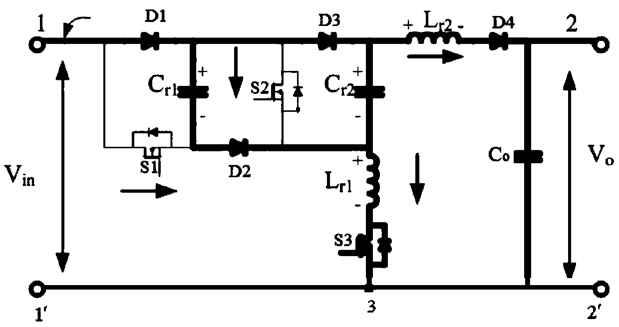 Boost-type series-parallel full-resonance switched capacitor converter