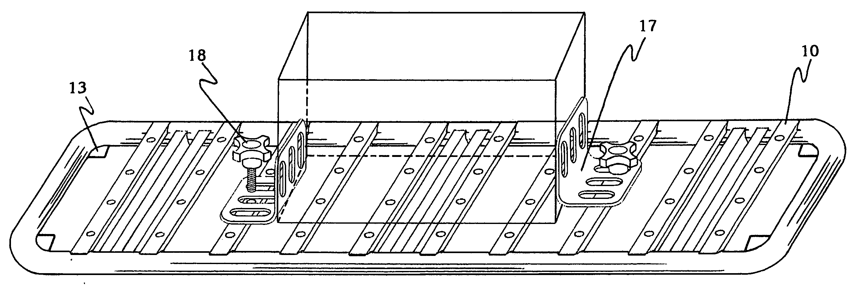 Vehicle carrier rack utilizing a grid system for mounting accessories and load blocks