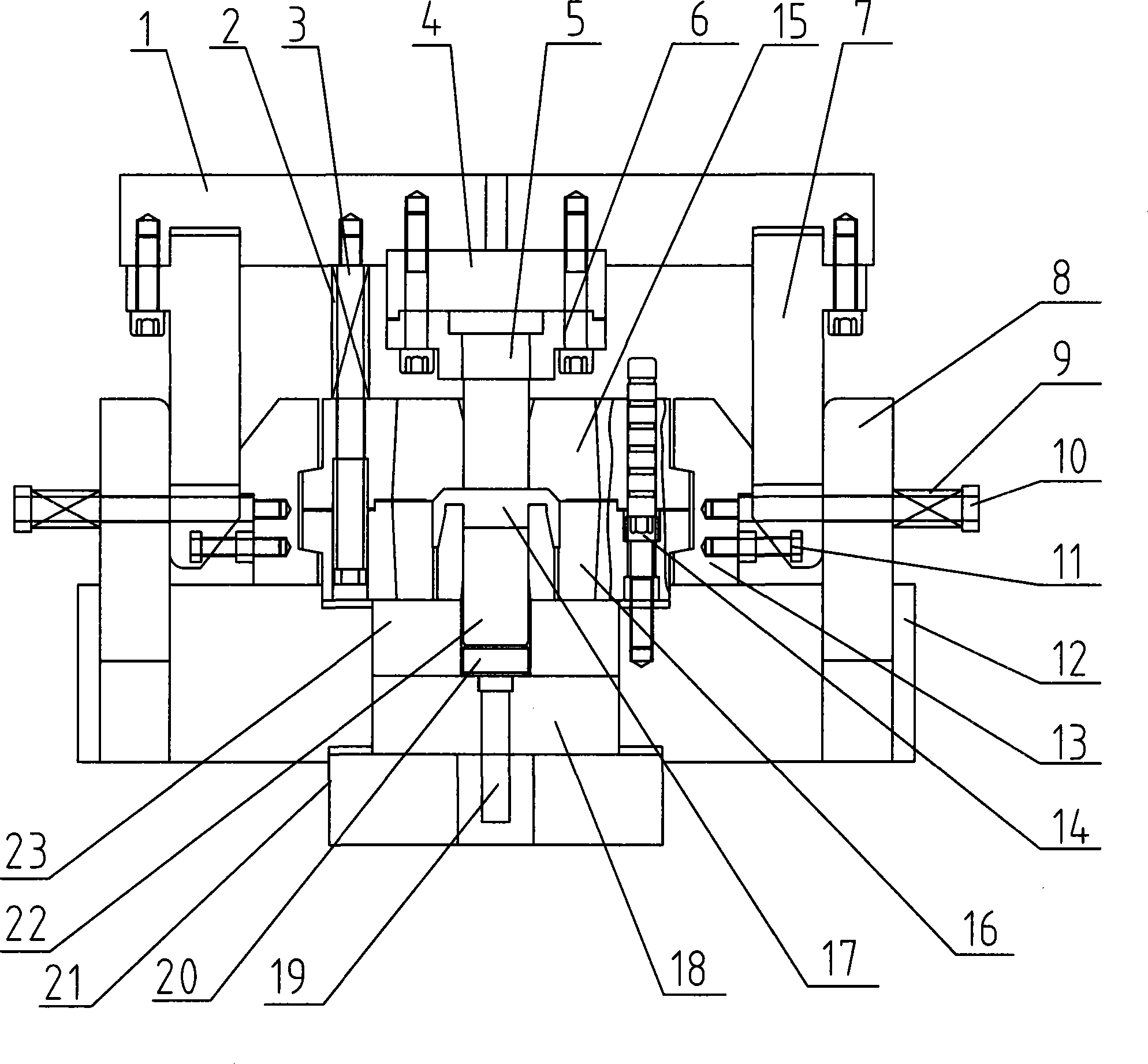 Mold device for producing alternator claw pole