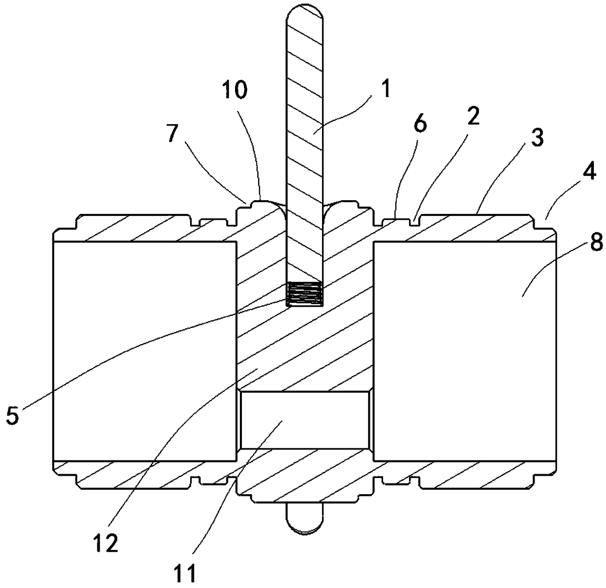 A Quick Connector for Coaxial Waveguide of Compact Superconducting Cyclotron High Frequency Resonant Cavity