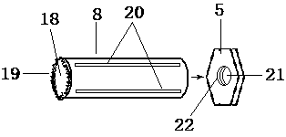 Rubber stopper puncher for chemistry laboratory