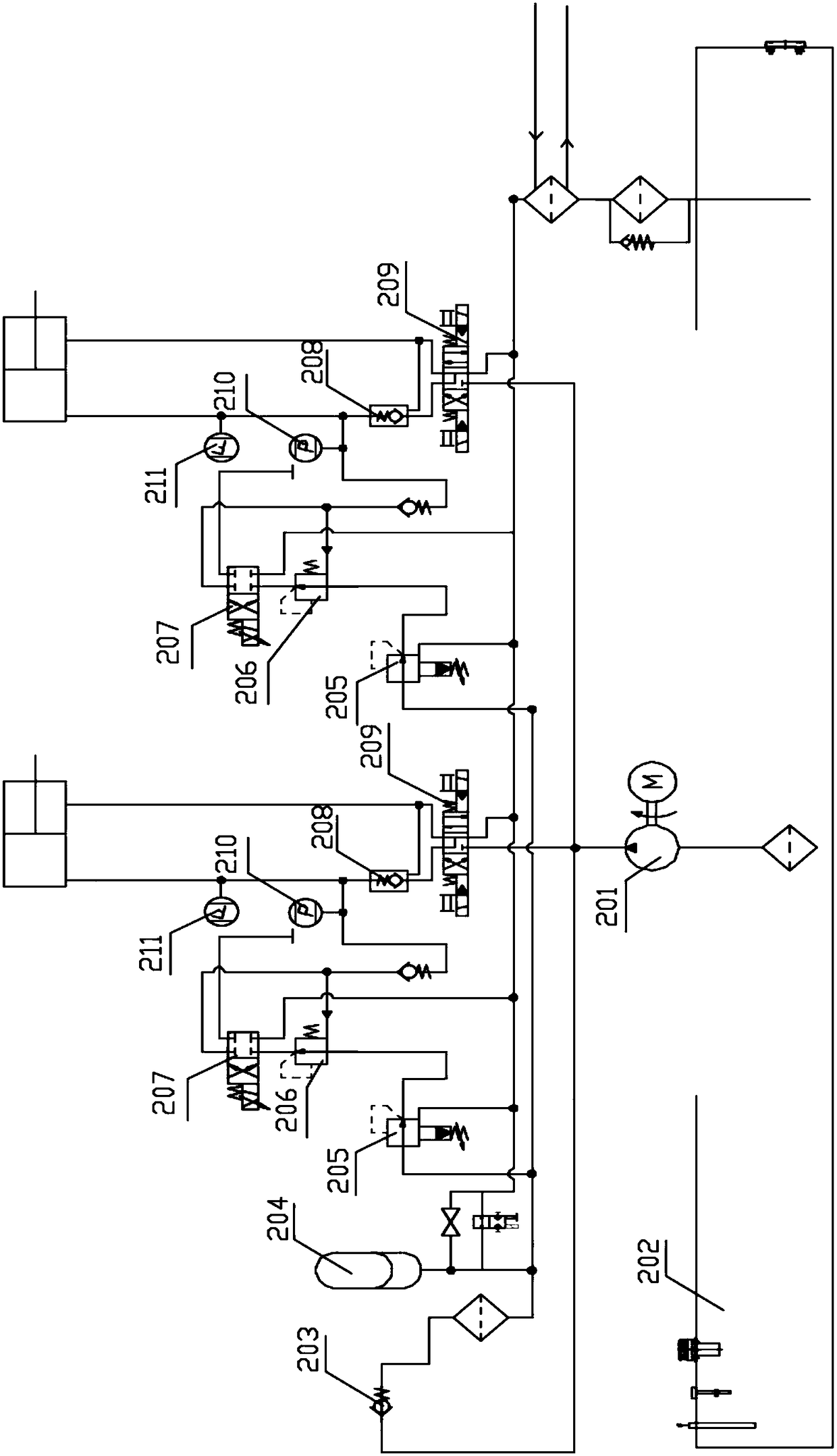 Movable pressure-casting local pressurizing device with feedback mechanism