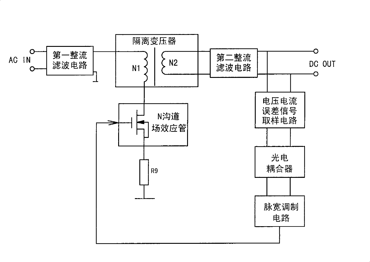 High-efficiency high power factor charger circuit