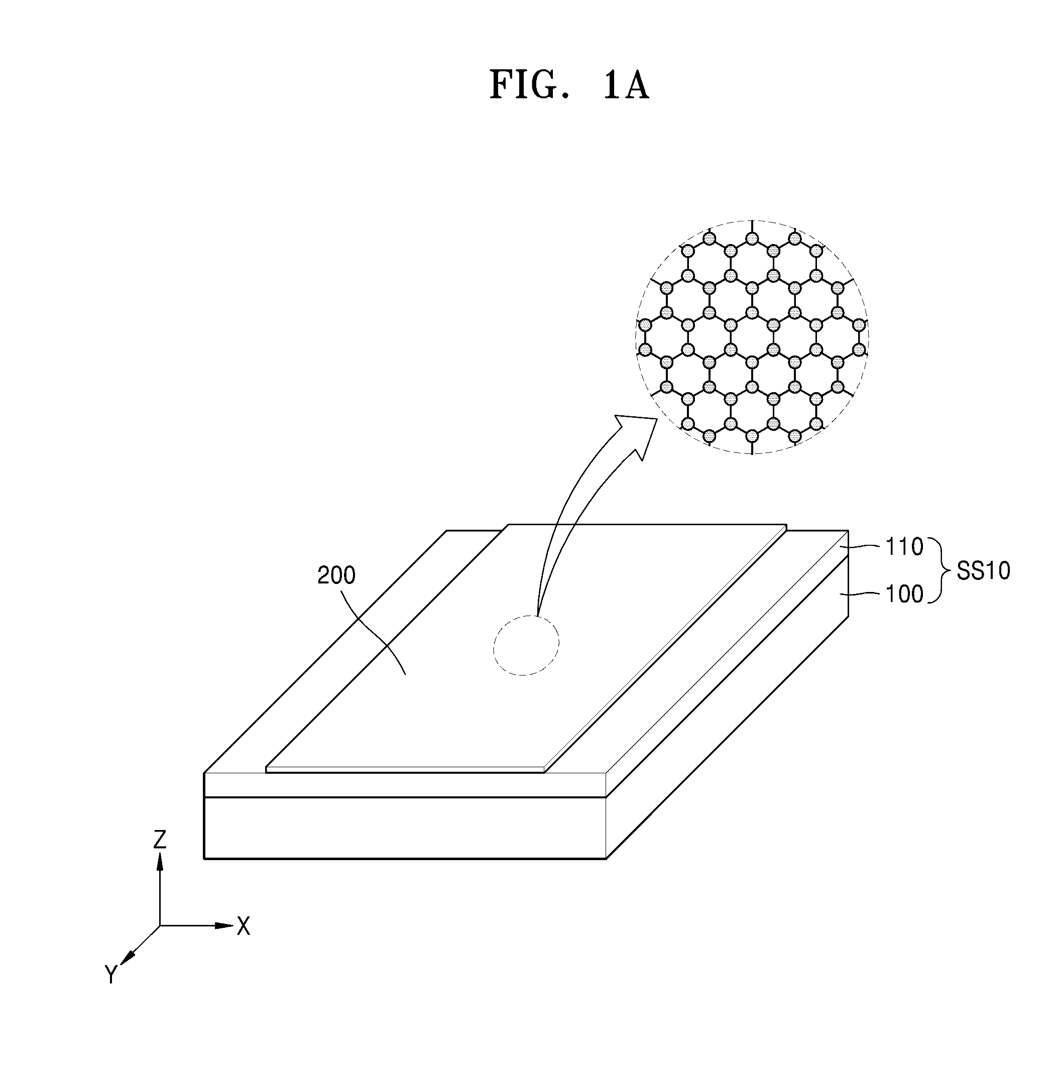 Method of forming graphene nanopattern, graphene-containing device, and method of manufacturing the graphene-containing device