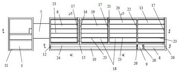 Factorized circulating water high-density three-dimensional ecological breeding system