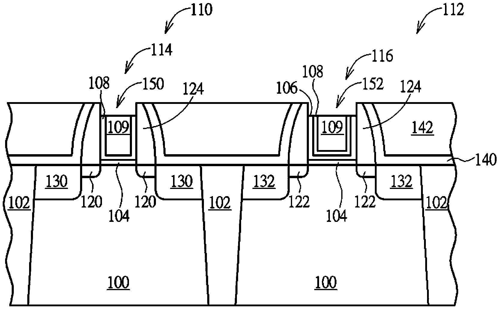 Semiconductor element structure and manufacturing method thereof