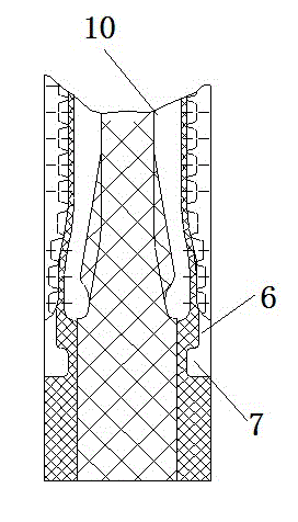 A diaphragm filter plate with a structure of synchronous discharge of light and dark flow