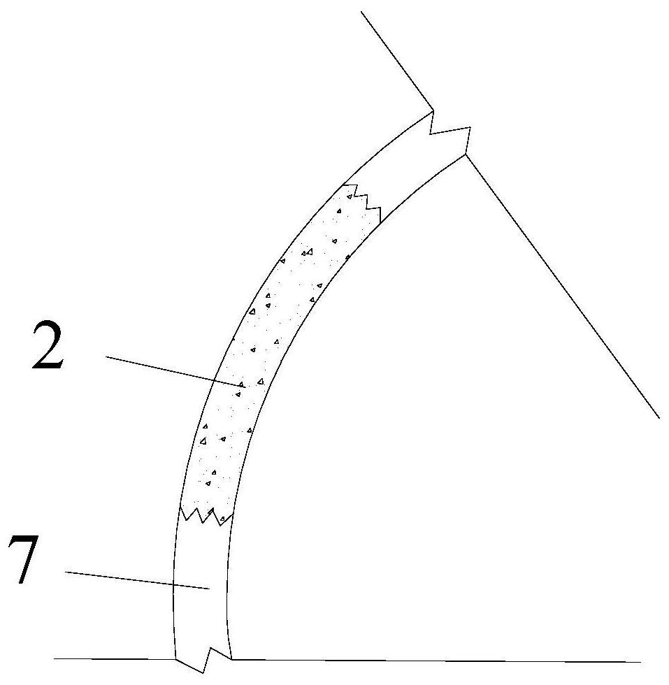 Tunnel structure defect repairing system and construction method