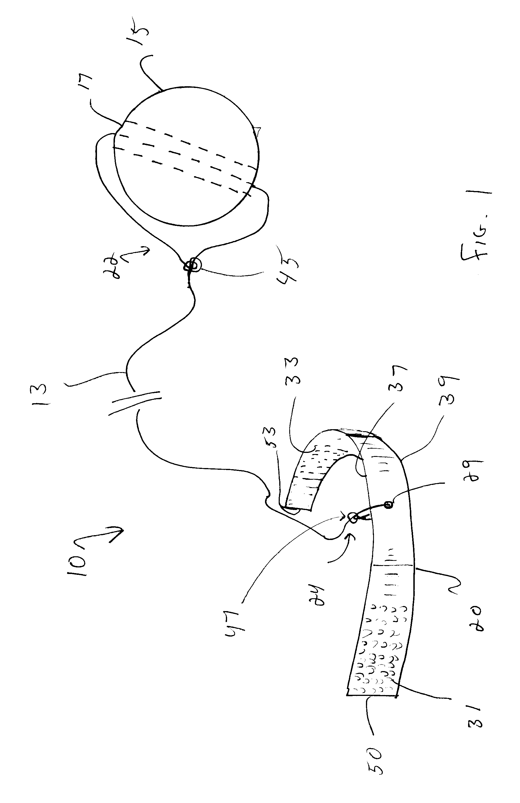 Lacrosse ball and stick practice apparatus and method of making same