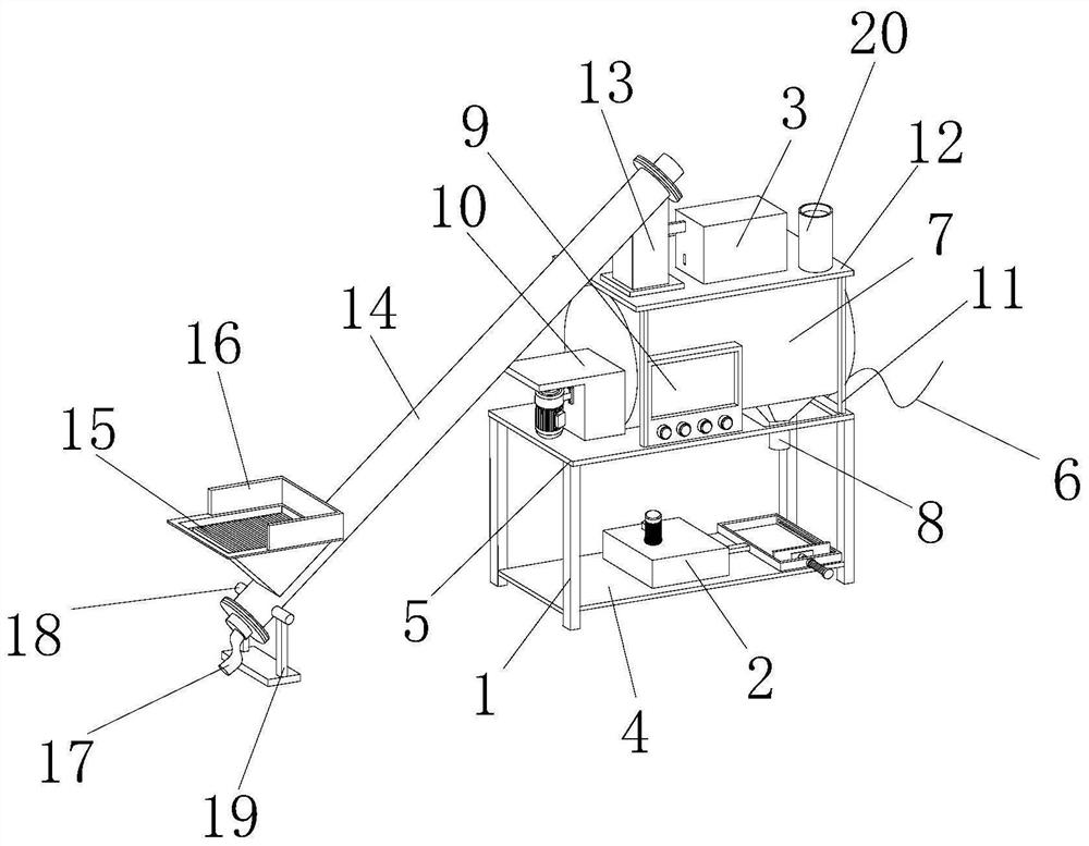 Livestock feed stirring equipment with automatic feeding function