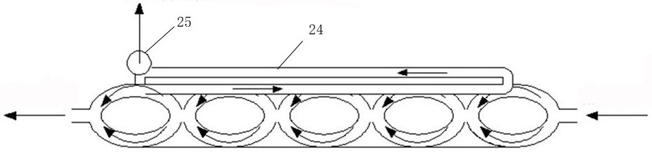 An experimental device for hydrogen and oxygen isotope fractionation used for teaching and its application method