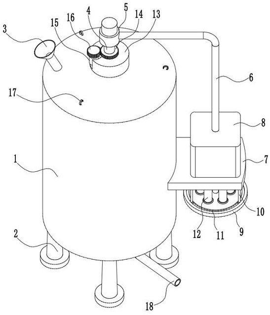 Resin production reaction kettle sampling equipment