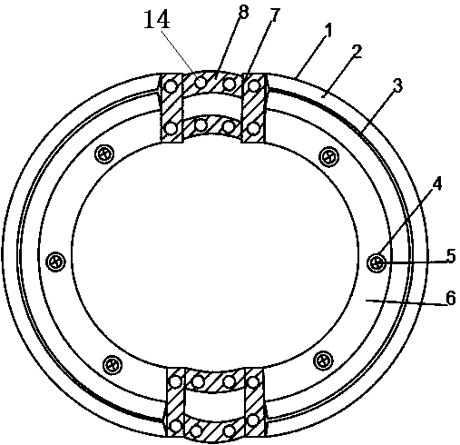 Annular wrapping dust suppression device for tunneling machine