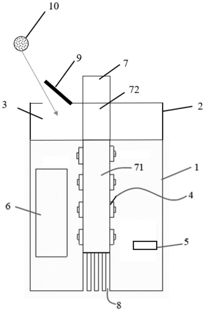 Cigarette heater with detachable refrigeration device