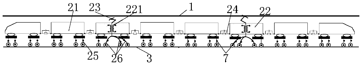 A new type of grounding system, automatic control system and control method for high-speed trains