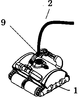 Method for preventing and detecting winding of buoyant cable