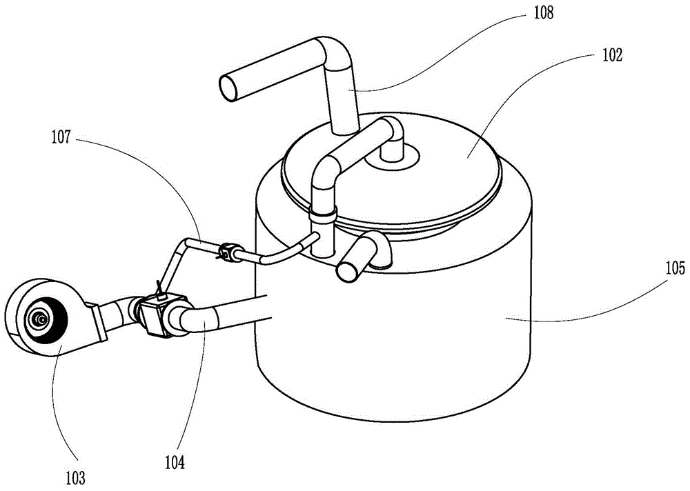 Residual heat heating type hot wind assisted cooking apparatus