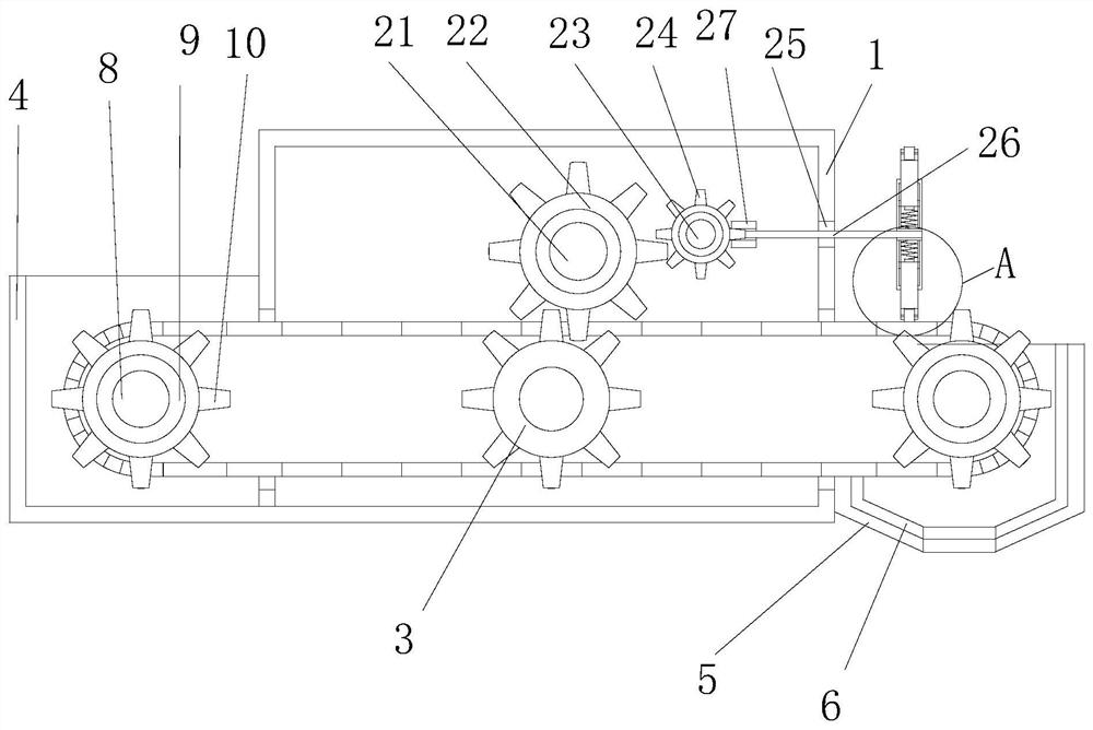 Battery production discharging device