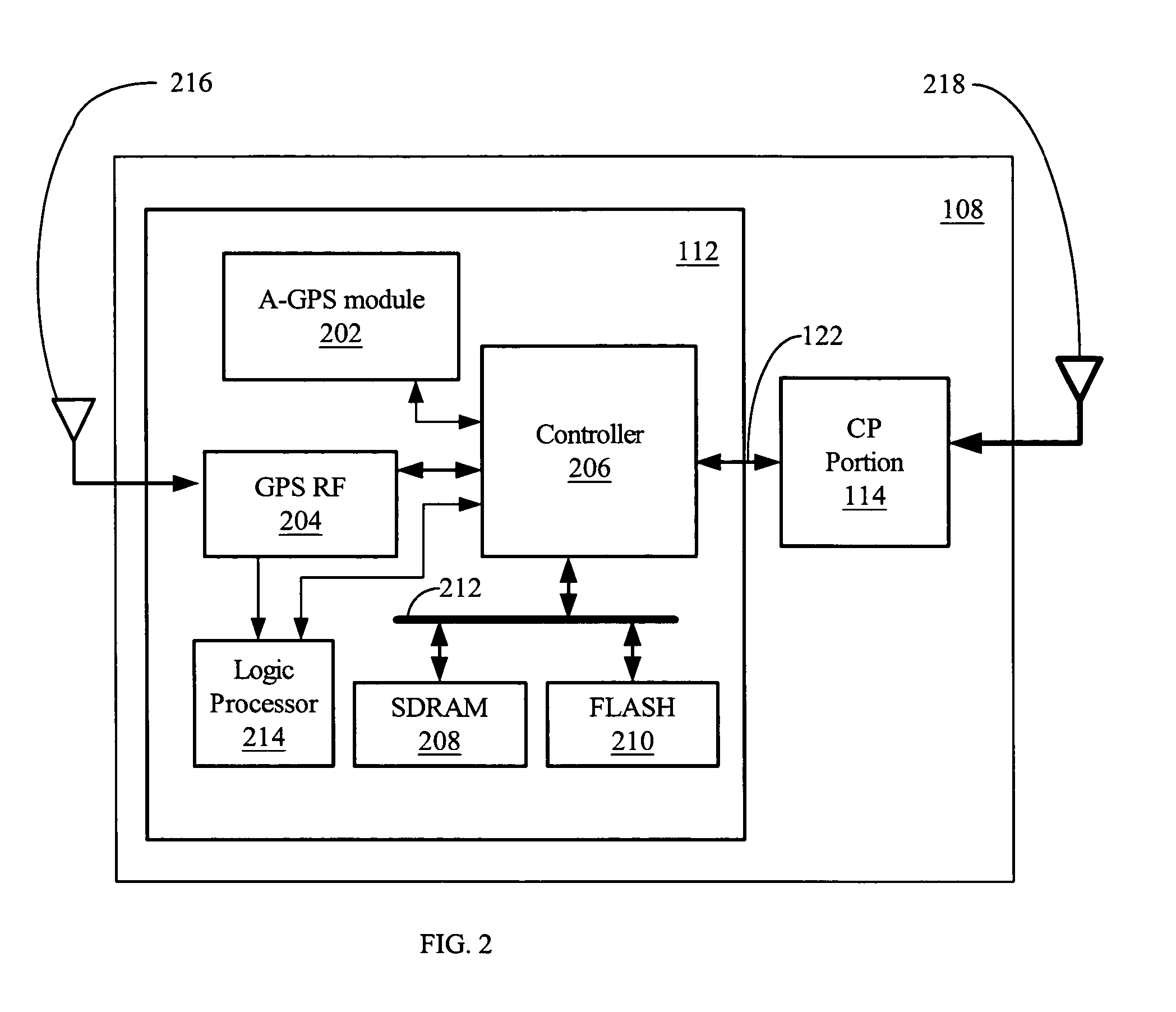 Network system for aided GPS broadcast positioning