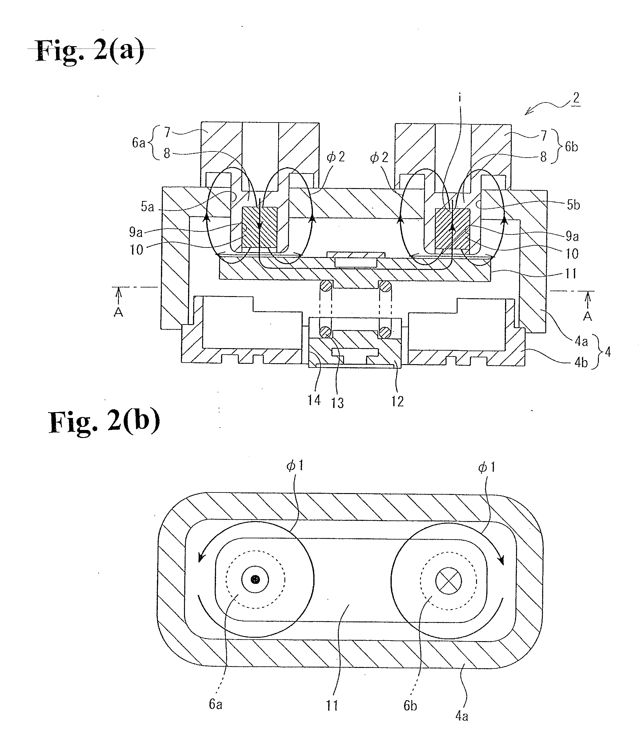 Contact device and electromagnetic switch using contact device