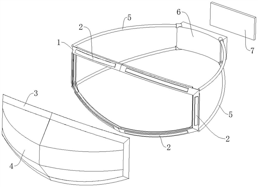 A high protective mask adapted to the facial features of young children