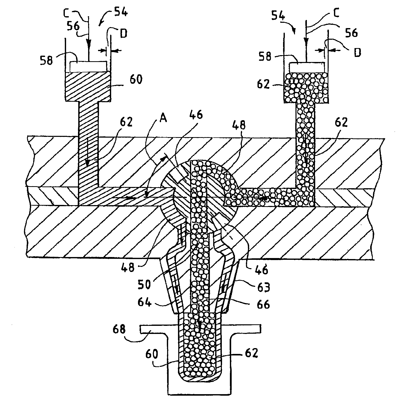 Confectionery depositing apparatus and product and method of producing same