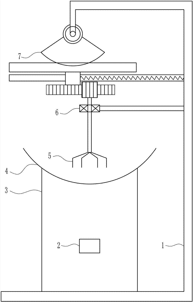 Foodstuff cooking device for farm livestock breeding