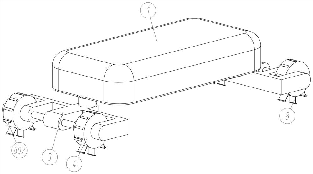 A propulsion structure based on a miniature underwater detection robot