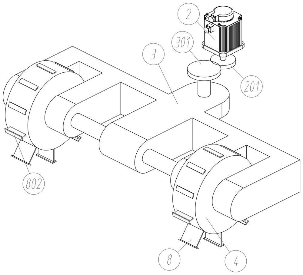 A propulsion structure based on a miniature underwater detection robot