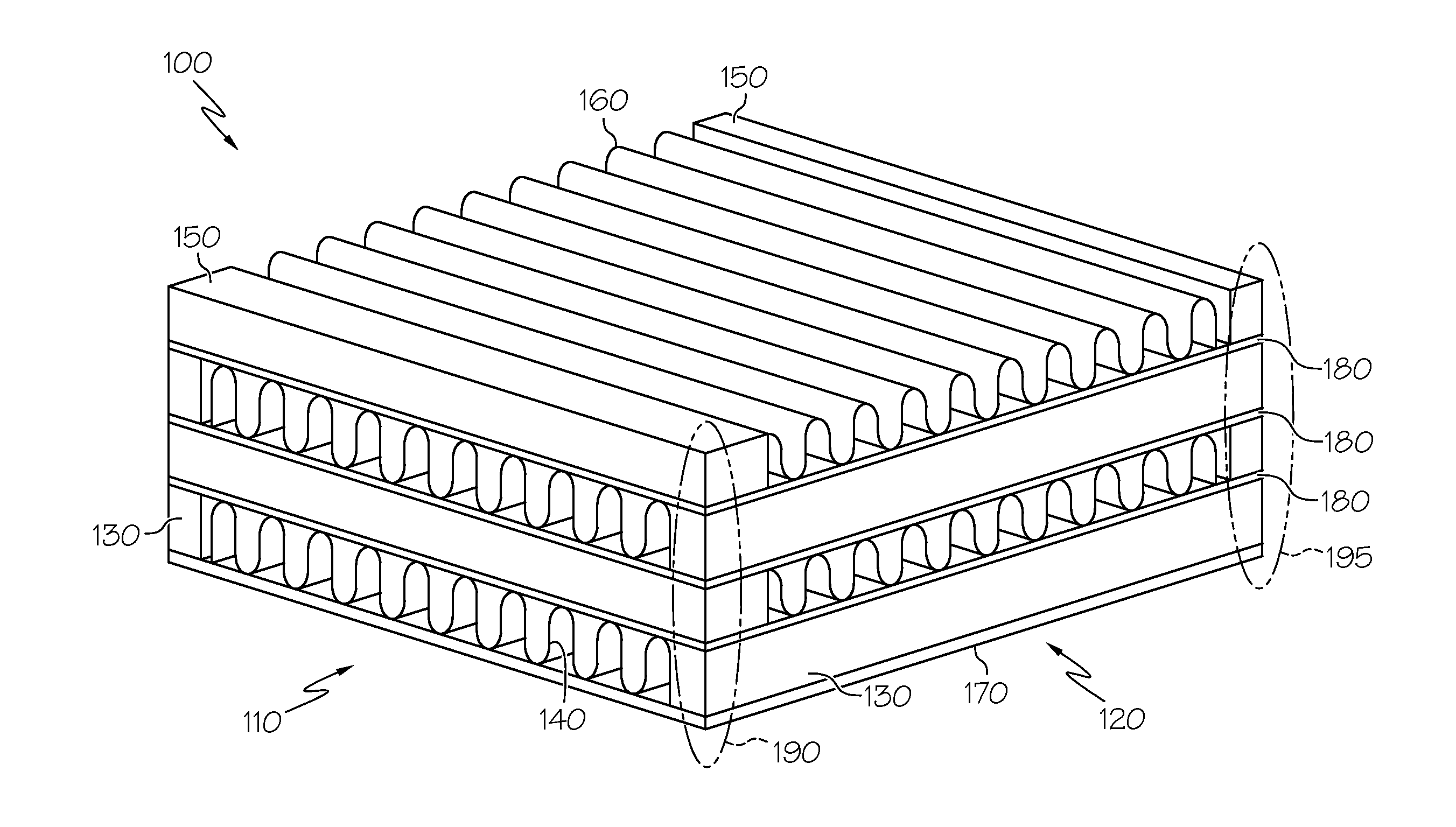 Porous blocker bar for plate-fin heat exchanger