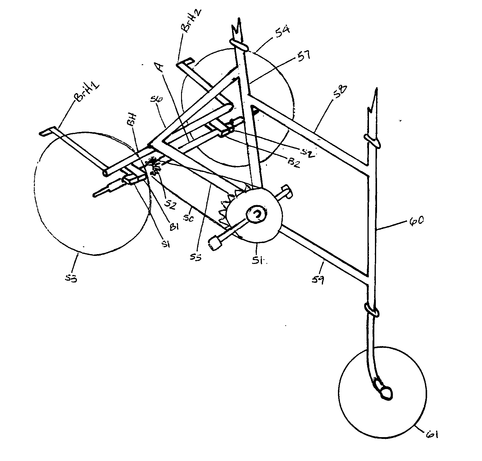 Use of a bicycle transmission system