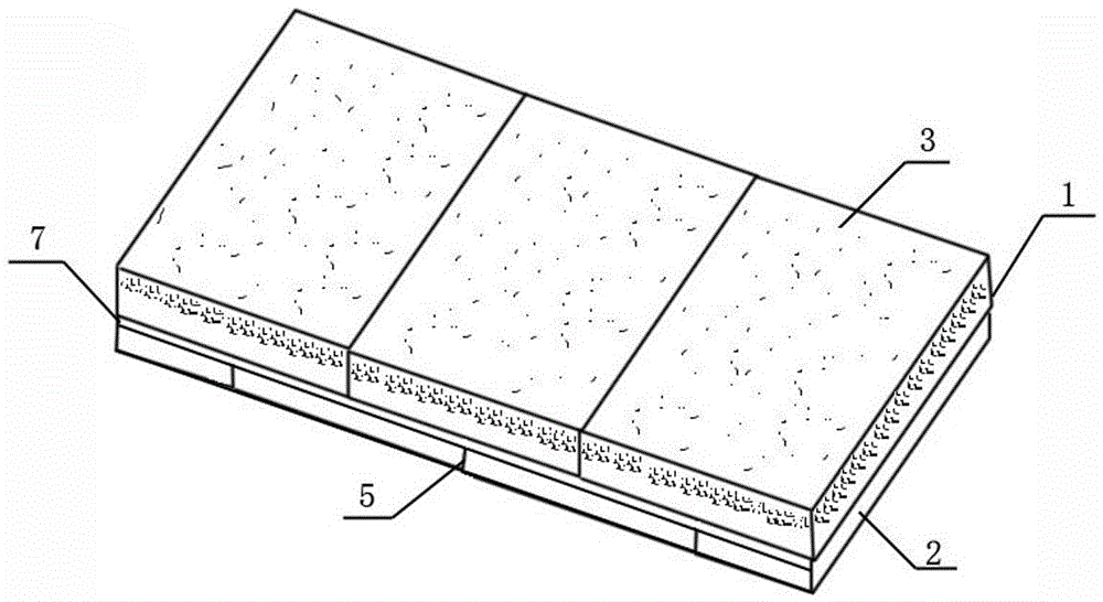 A prefabricated vehicle-mounted pavement and its construction method