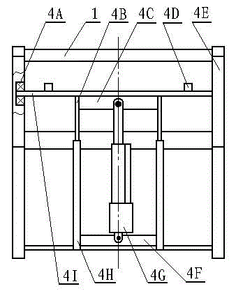 Frame type suspension device of nursing bed and bath tub