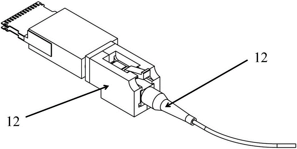 Adapting connector of optical fiber joint
